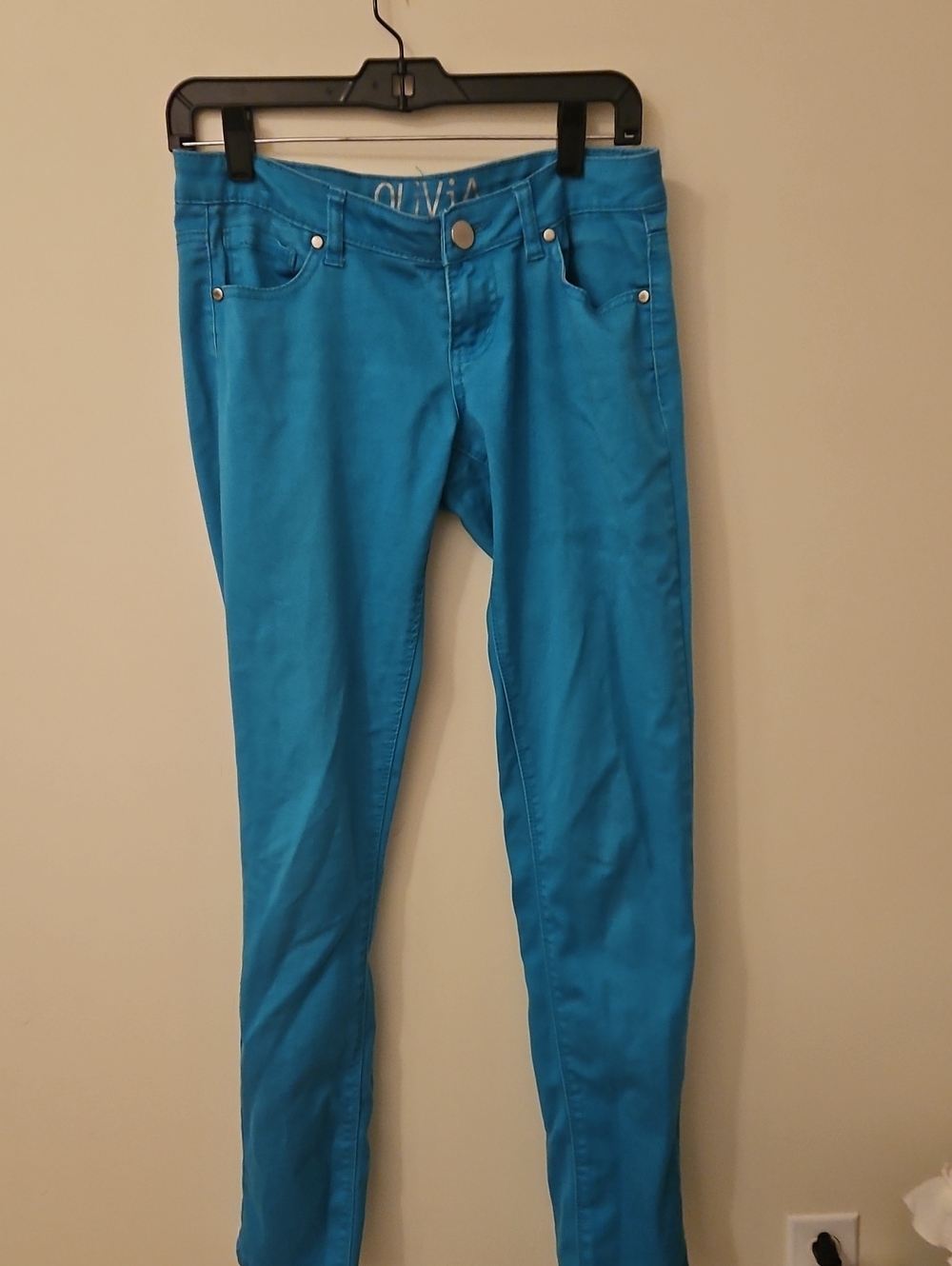 dELiA*s Bright Turquoise Skinny Pants
